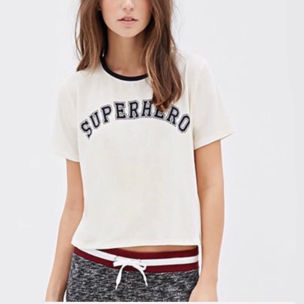 Forever 21 Superhero Graphic Tee